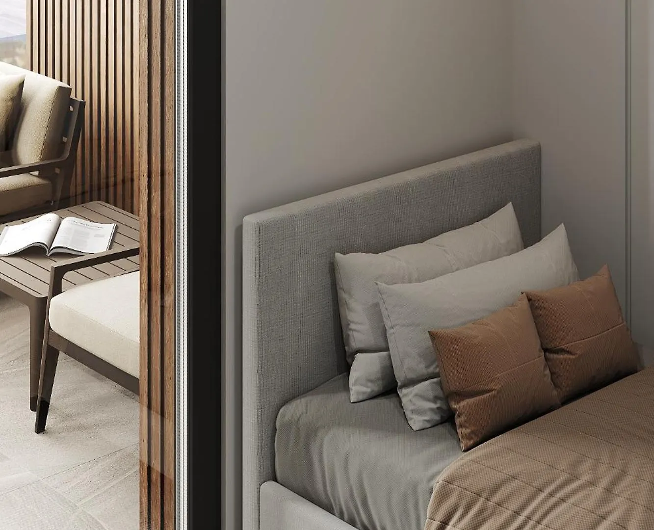 Newly Build - Luxury Pure! - 2Br Suite Azulis#7 - Lift - Terrace - Free P Olbia