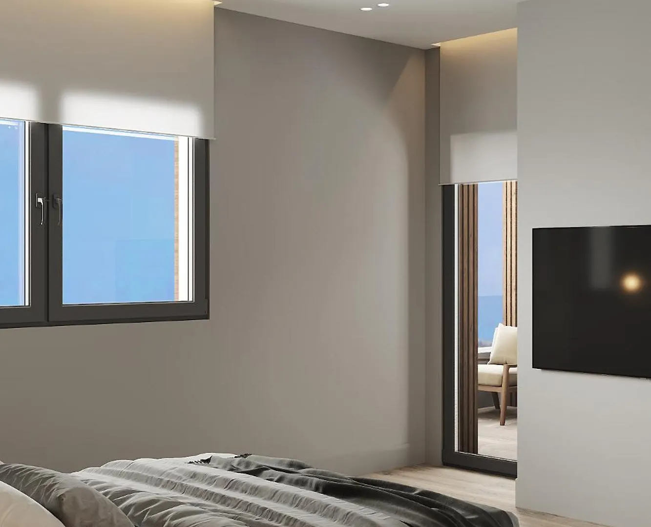 Apartment Newly Build - Luxury Pure! - 2Br Suite Azulis#7 - Lift - Terrace - Free P Olbia